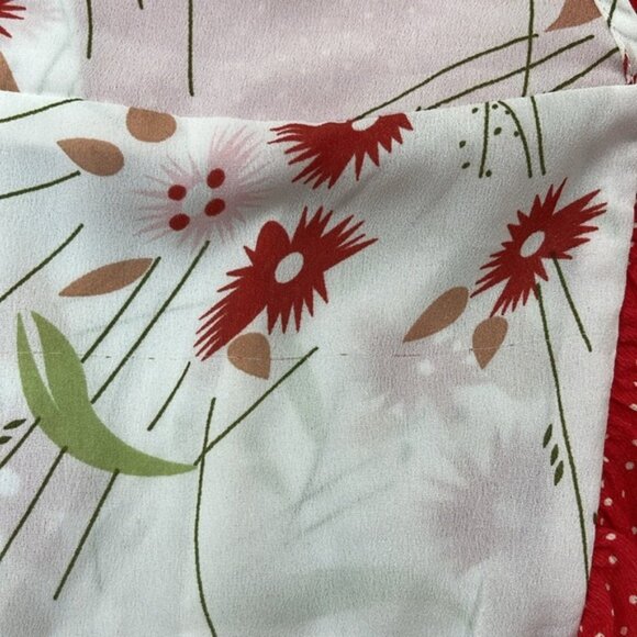 MISSGUIDED Floral Polka Dot Wrap A-Line Dress - Picture 10 of 16